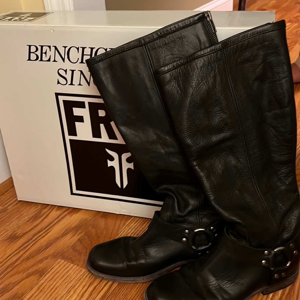 Phillip Harness Wide Calf Frye Boots